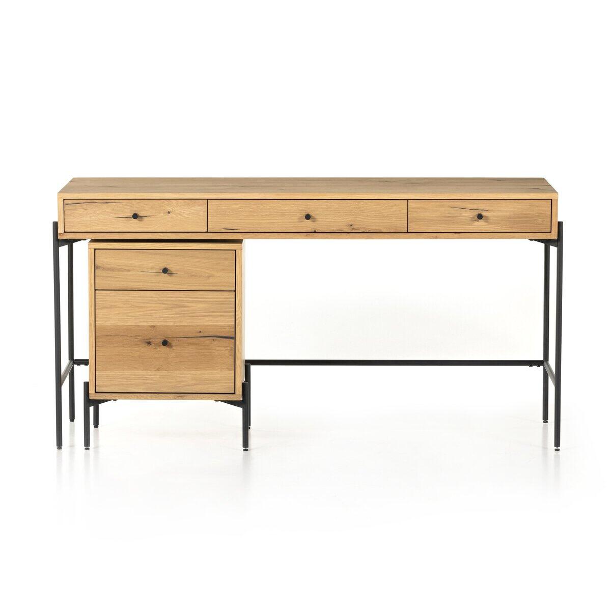 Eaton Desk W/ Filing Cabinet Eaton Desk W/ Filing Cabinet