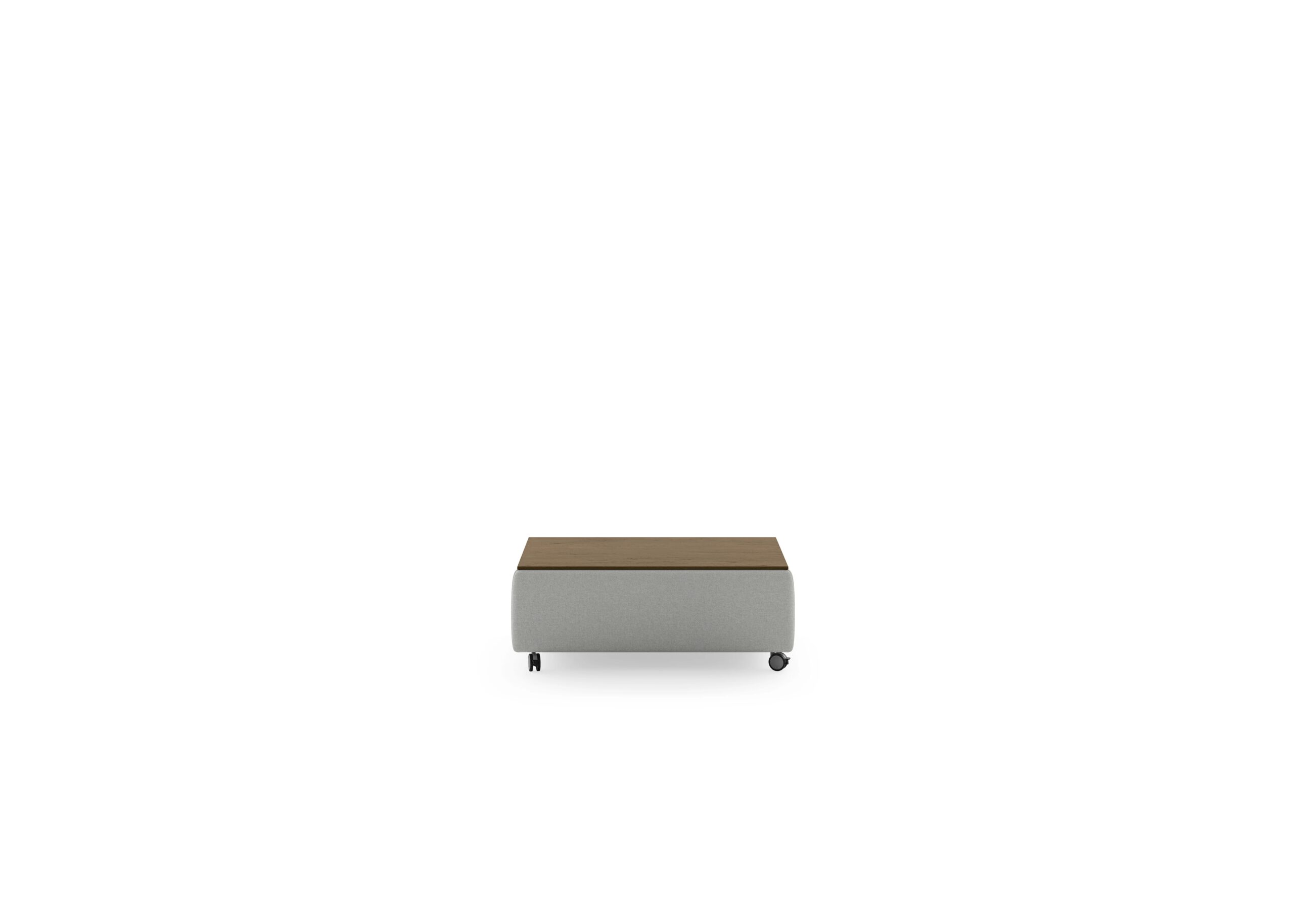 Functional Coffee Table - Rene 01 - Walnut Table Top - Casters